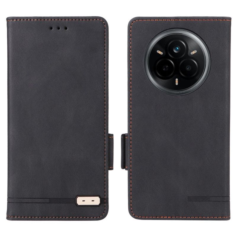 Folio-hoesje Realme 14 Pro 5g Retro Suède-effect