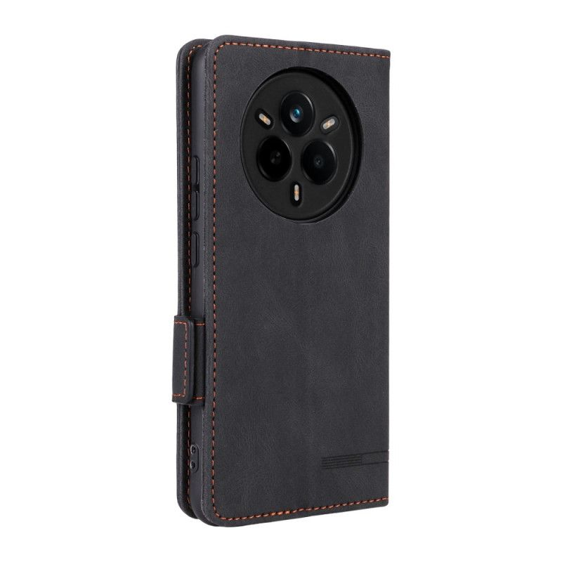 Folio-hoesje Realme 14 Pro 5g Retro Suède-effect