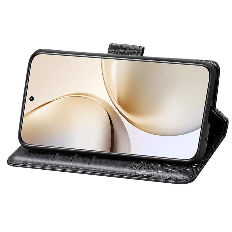 Leren Hoesje Realme 14 Pro 5g Barokke Vlinder