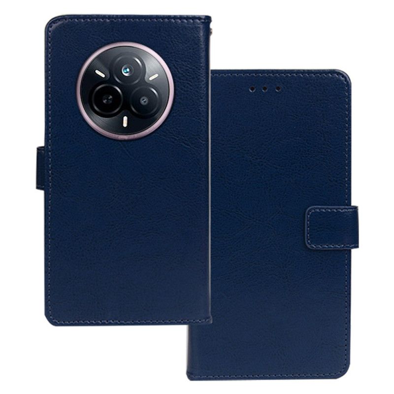 Leren Hoesje Realme 14 Pro 5g Idewei Imitatieleer Bescherming Hoesje