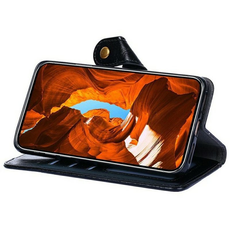 Leren Hoesje Realme 14 Pro 5g Portemonnee Met Bandje