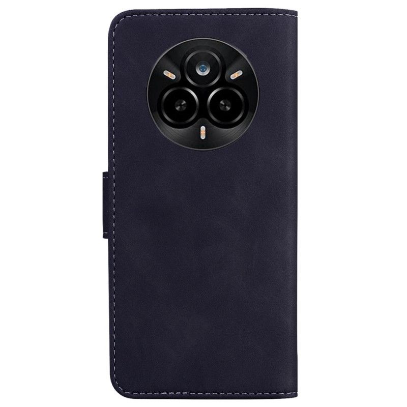 Leren Hoesje Realme 14 Pro 5g Suède-stijl Bescherming Hoesje