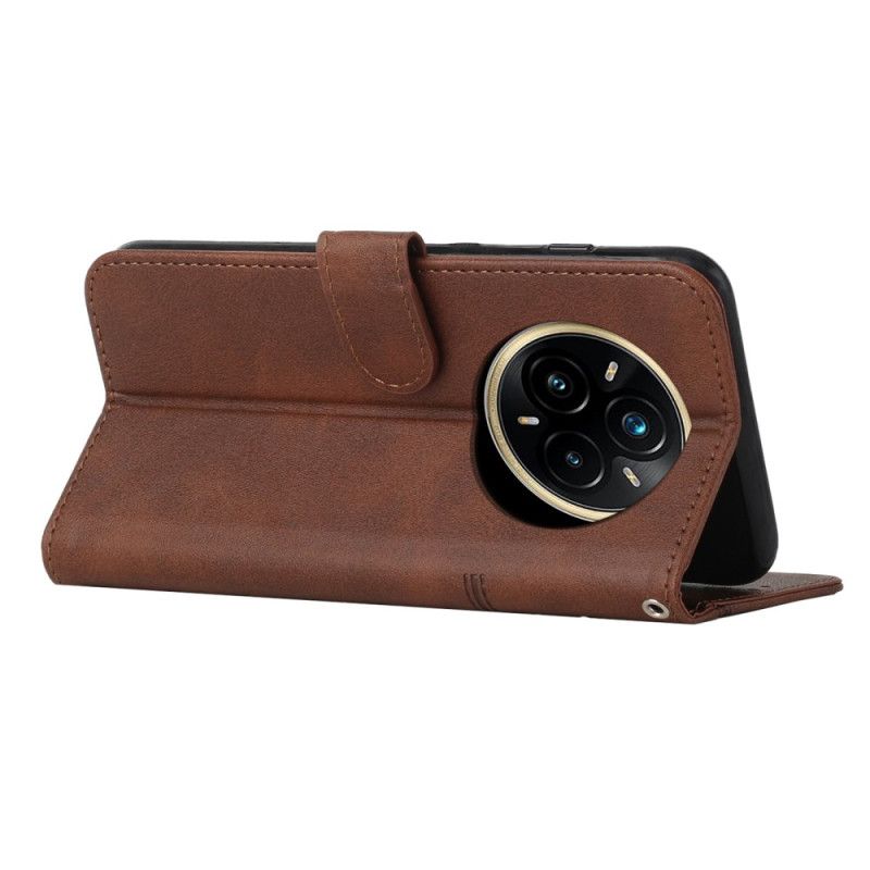 Leren Hoesje Realme 14 Pro 5g Zakelijke Stijl Bescherming Hoesje