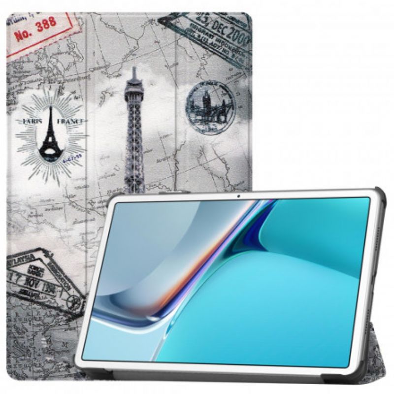 Smart Case Huawei Matepad 11 (2021) Retro Eiffeltoren