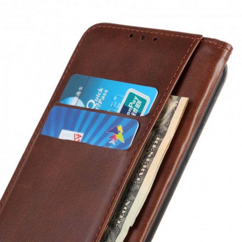 Folio-hoesje Voor Moto G50 Splitleer