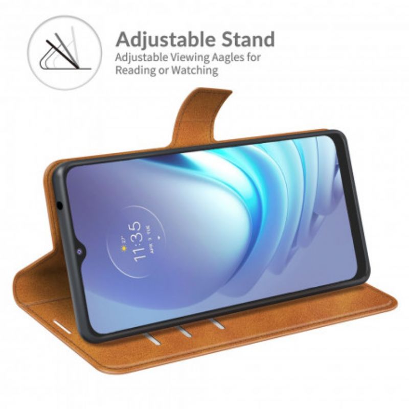 Leren Hoesje Moto G50 Stijl Lederen Ontwerp Bescherming Hoesje