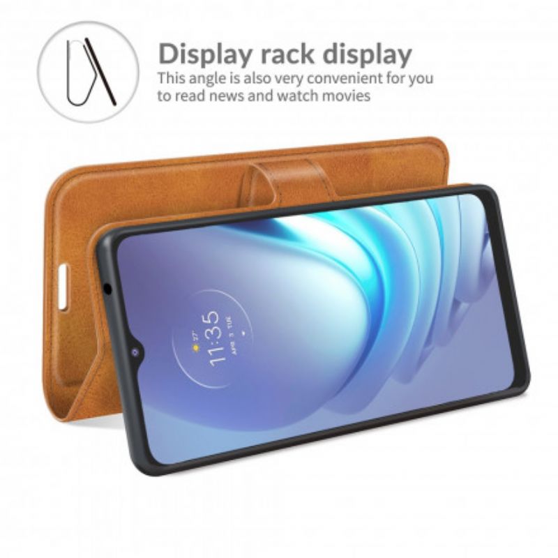 Leren Hoesje Moto G50 Stijl Lederen Ontwerp Bescherming Hoesje