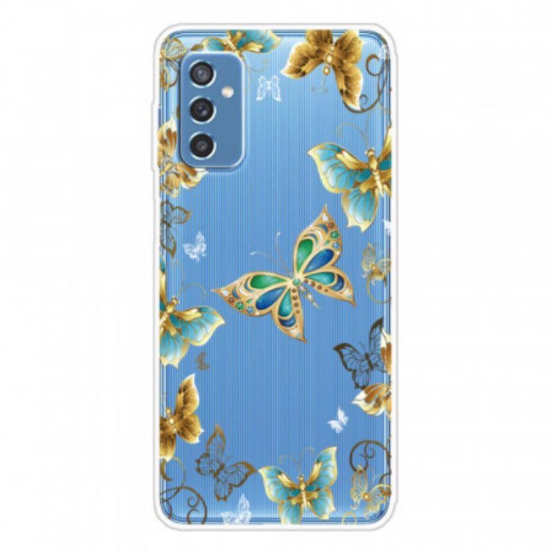 Hoesje voor Samsung Galaxy M52 5G Vlinder Ketting