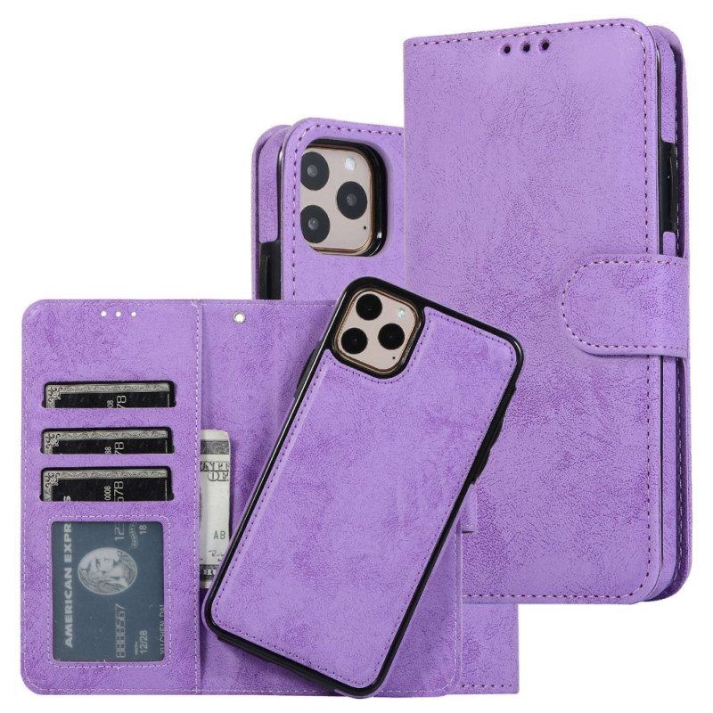 Hoesje Folio-hoesje voor iPhone 14 Afneembaar