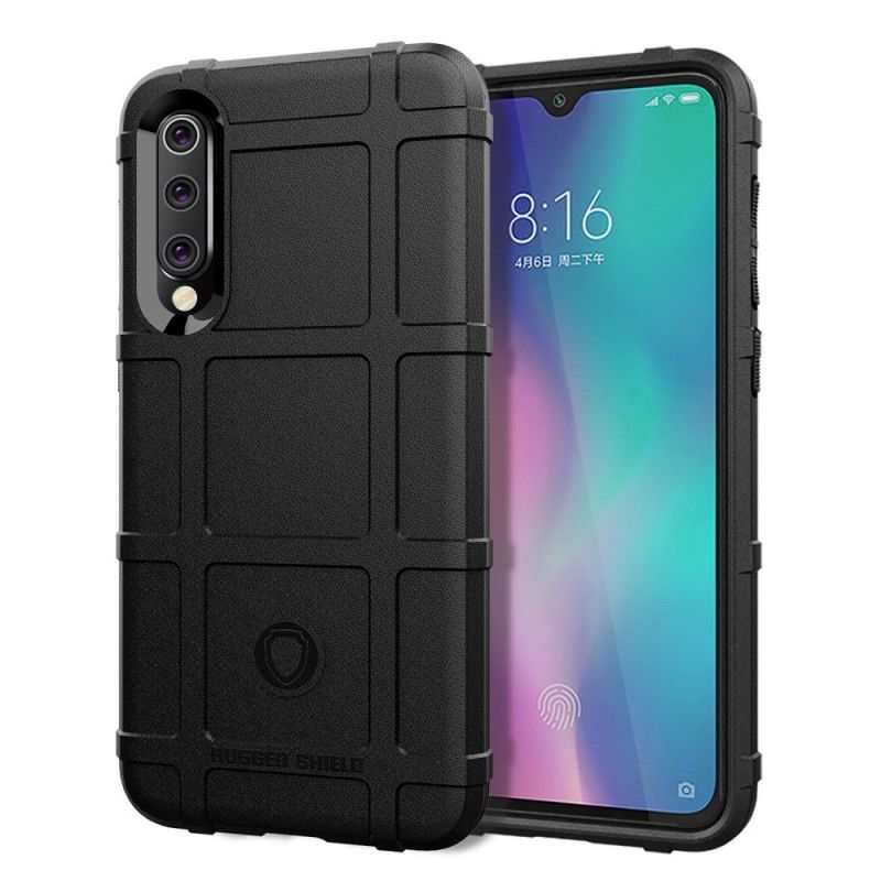 Case Hoesje Xiaomi Mi 9 SE Grijs Zwart Telefoonhoesje Robuust Schild