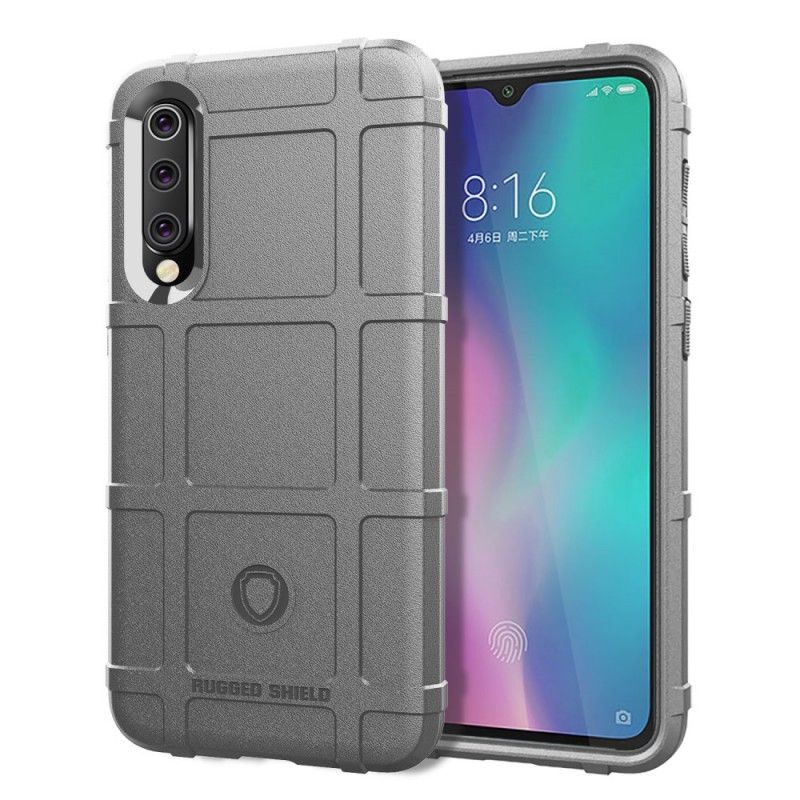 Case Hoesje Xiaomi Mi 9 SE Grijs Zwart Telefoonhoesje Robuust Schild