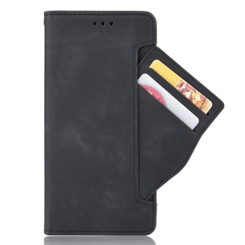 Flip Case Leren Xiaomi Mi 9 SE Rood Zwart Eersteklas Multikaart
