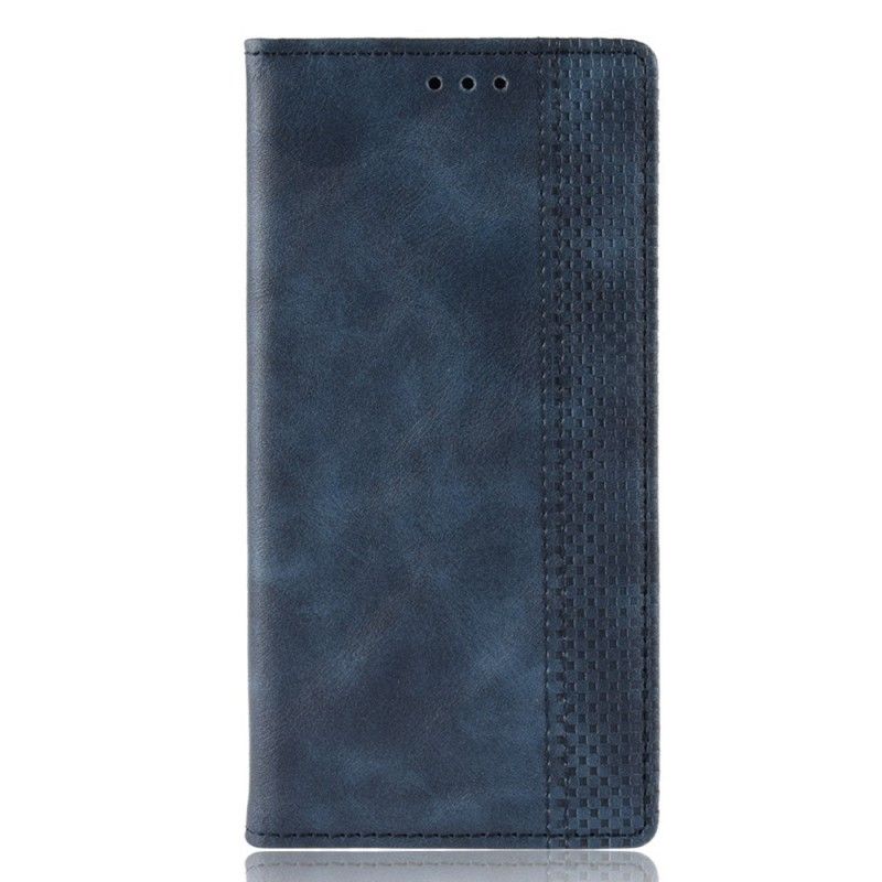 Folio-hoesje Xiaomi Mi 9 SE Donkerblauw Zwart Telefoonhoesje Mat Leereffect