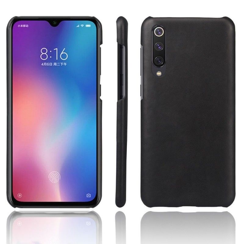 Hoesje voor Xiaomi Mi 9 SE Bruin Zwart Ksq Leereffect