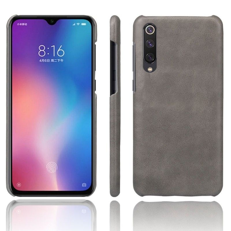 Hoesje voor Xiaomi Mi 9 SE Bruin Zwart Ksq Leereffect