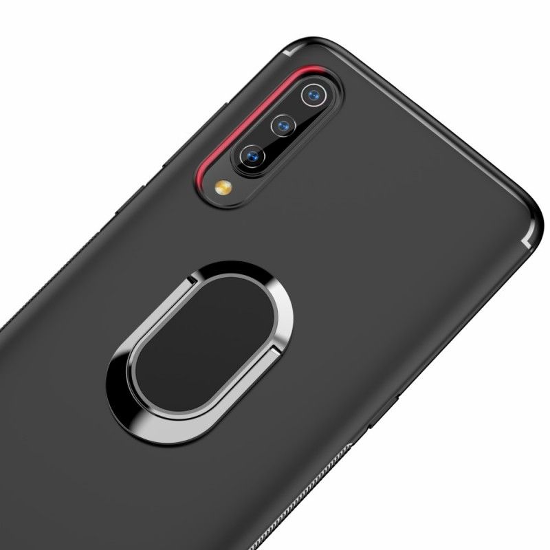 Hoesje Xiaomi Mi 9 SE Rood Zwart Premium Magnetische Ring