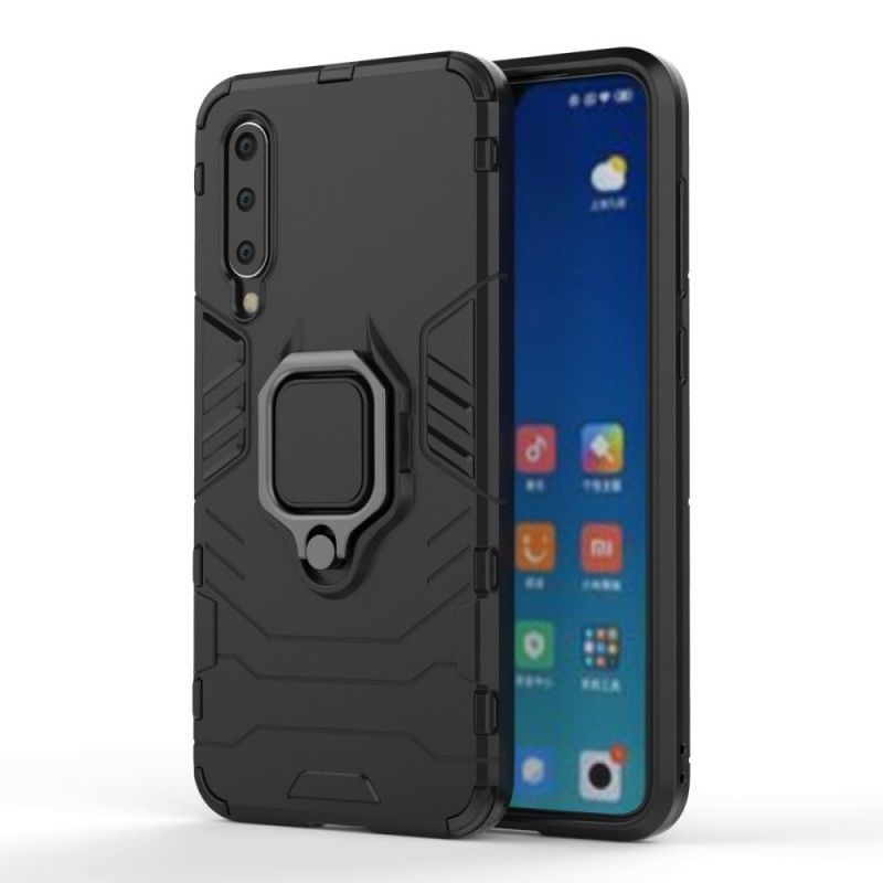 Hoesje Xiaomi Mi 9 SE Rood Zwart Resistente Ring