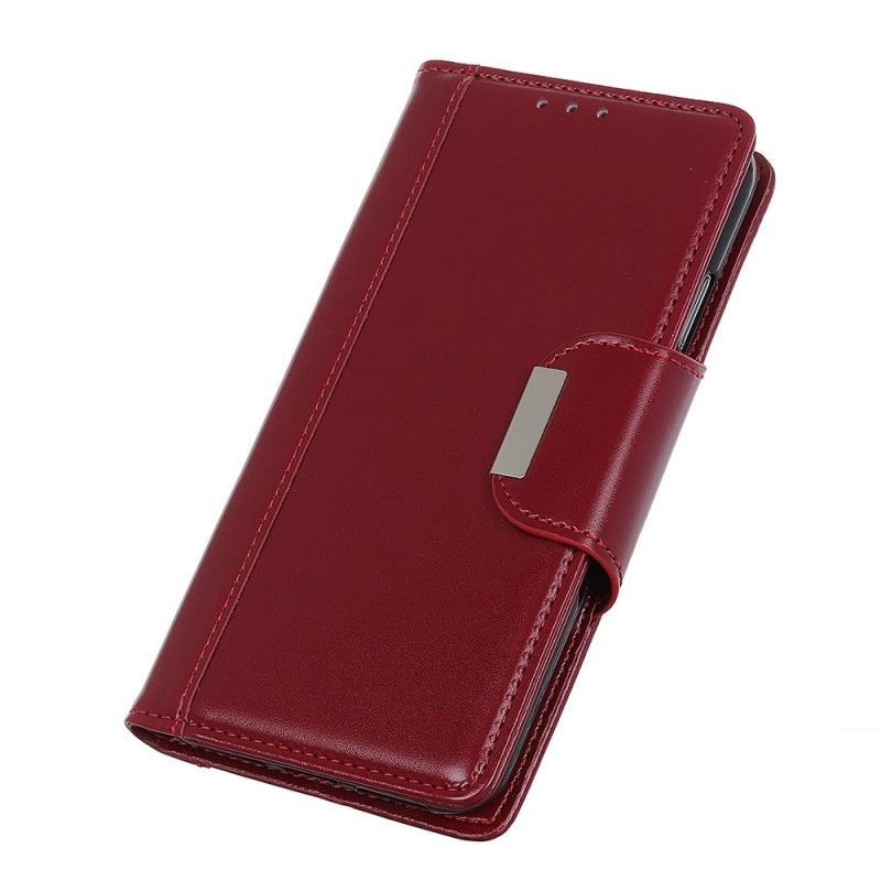 Leren Hoesje voor Xiaomi Mi 9 SE Rood Sluiting Elegantie Van Imitatieleer