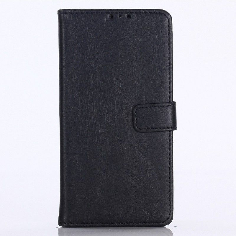 Leren Hoesje Xiaomi Mi 9 SE Zwart Retro Kunstleer