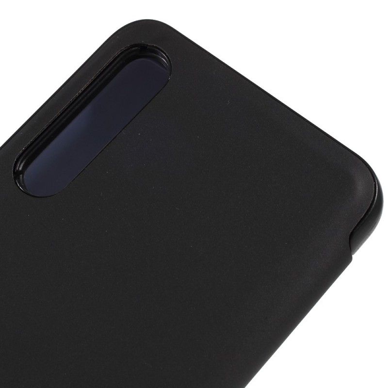 Zichtafdekking Xiaomi Mi 9 SE Donkerblauw Zwart Spiegel En Leereffect
