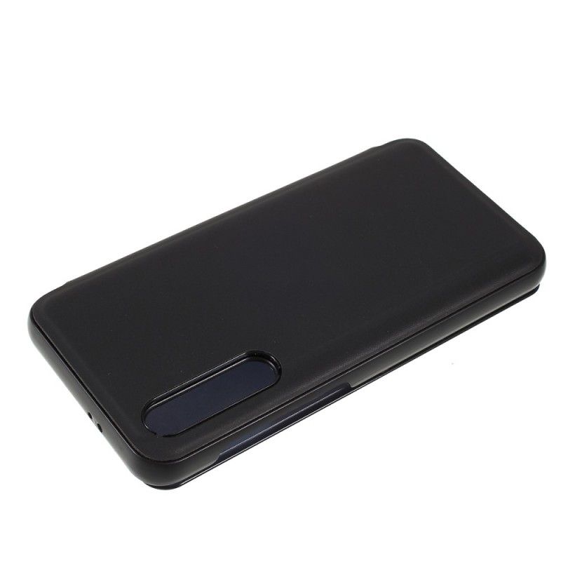 Zichtafdekking Xiaomi Mi 9 SE Donkerblauw Zwart Spiegel En Leereffect