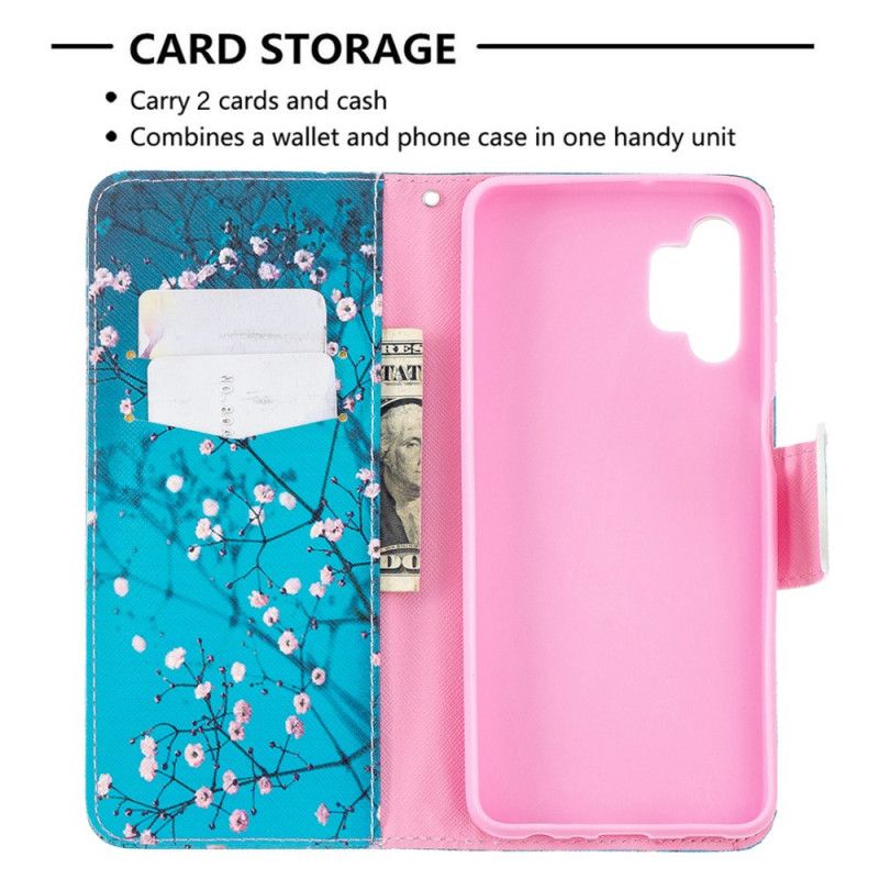 Bescherming Hoesje Samsung Galaxy A32 5G Telefoonhoesje Bloeiende Boom