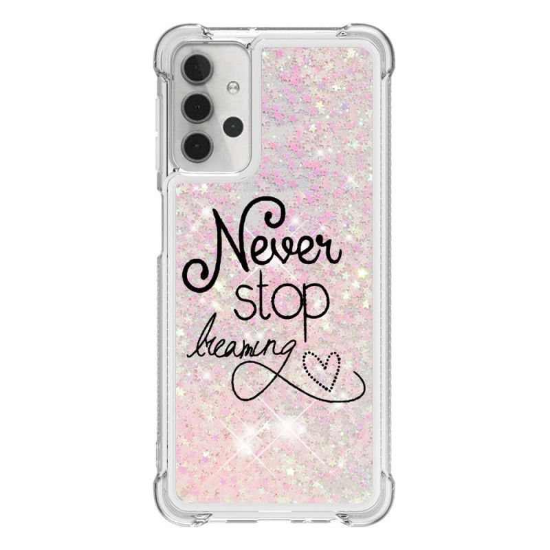 Case Hoesje Samsung Galaxy A32 5G Telefoonhoesje Glitterboom