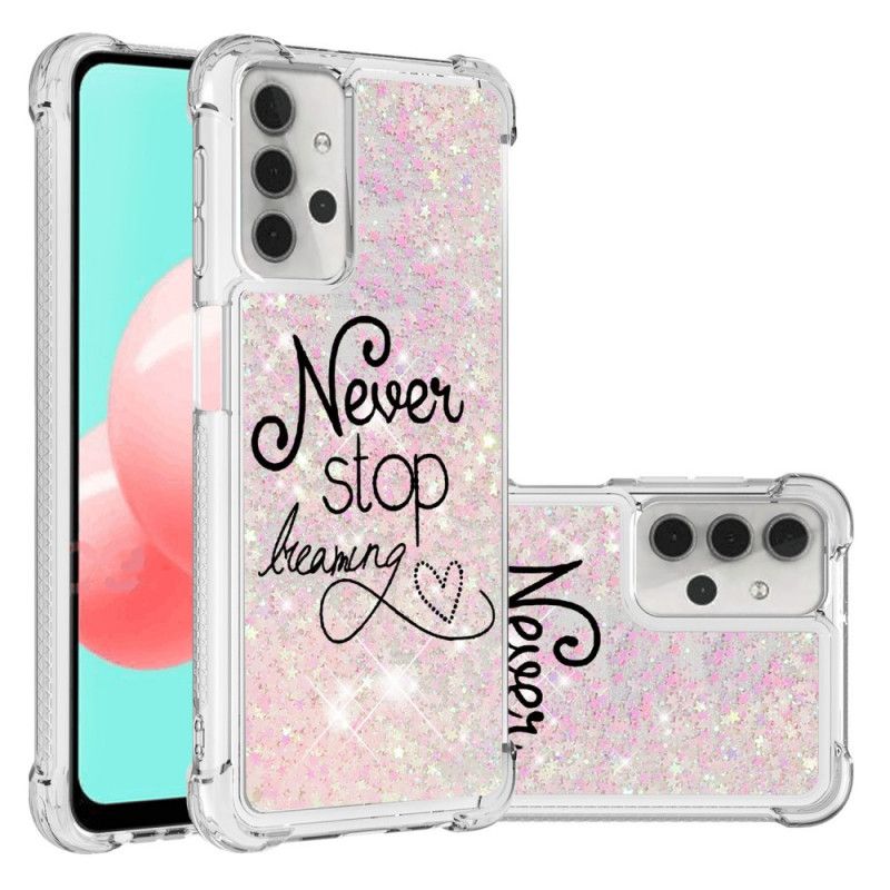 Case Hoesje Samsung Galaxy A32 5G Telefoonhoesje Glitterboom
