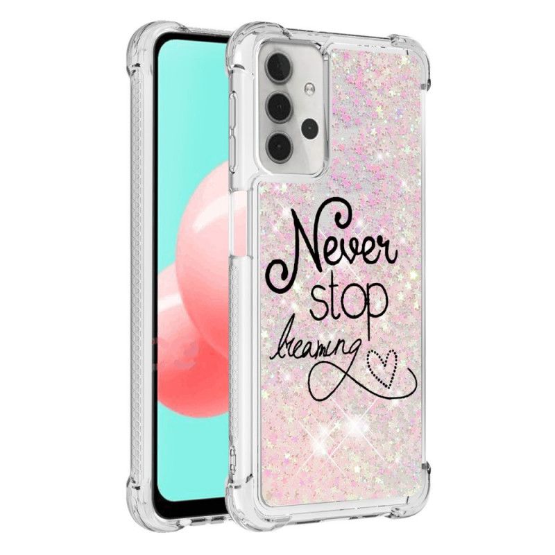 Case Hoesje Samsung Galaxy A32 5G Telefoonhoesje Glitterboom