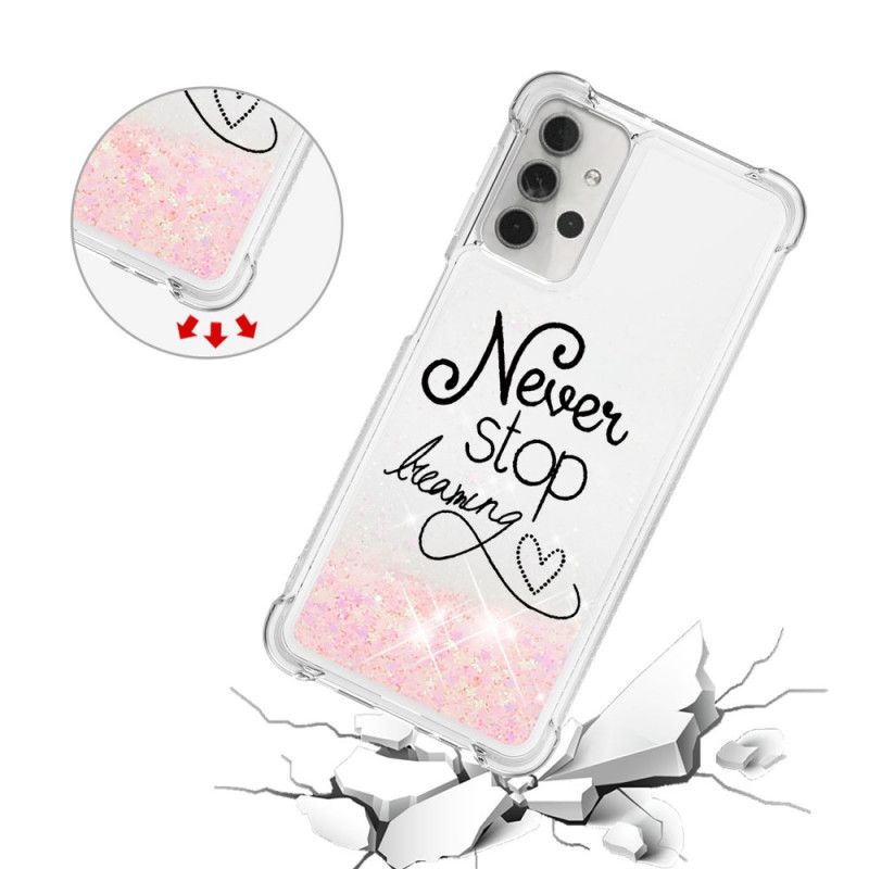 Case Hoesje Samsung Galaxy A32 5G Telefoonhoesje Glitterboom