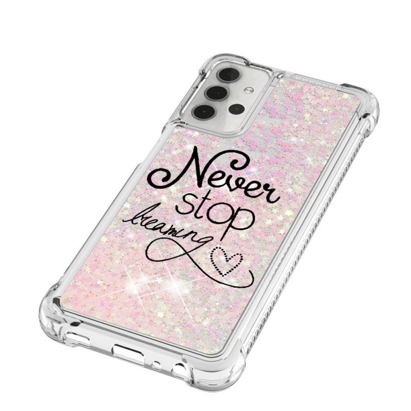 Case Hoesje Samsung Galaxy A32 5G Telefoonhoesje Glitterboom