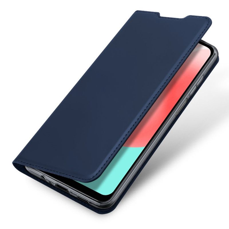 Folio-hoesje Samsung Galaxy A32 5G Donkerblauw Zwart Magnetische Dux Ducis