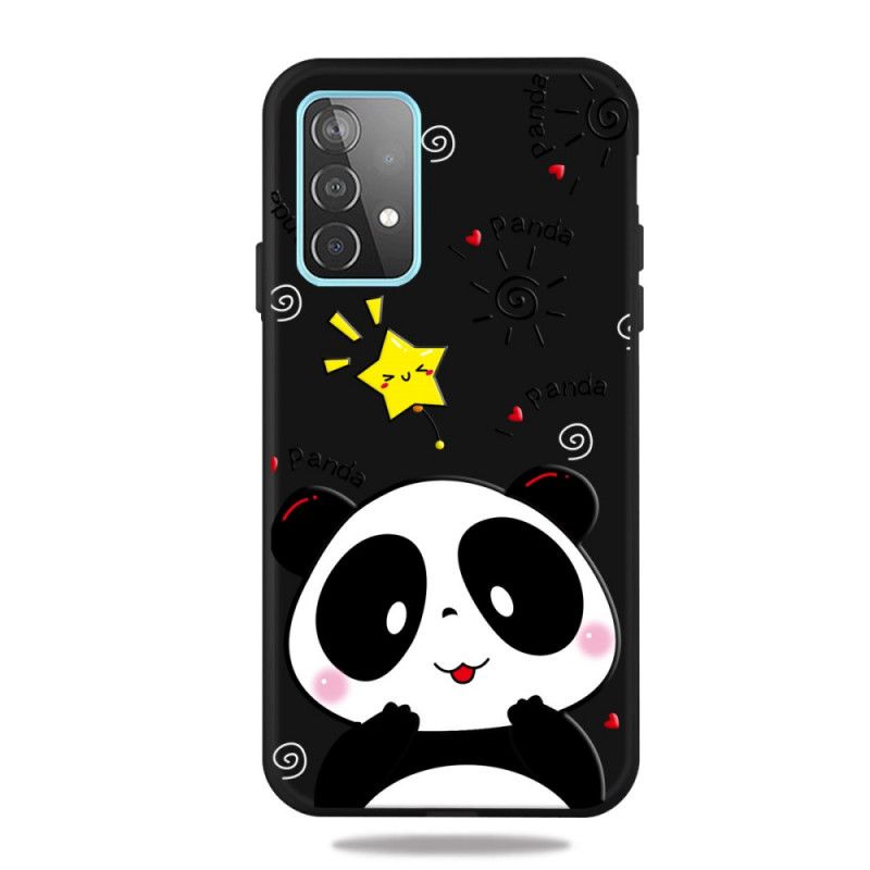 Hoesje Samsung Galaxy A32 5G Telefoonhoesje Panda-Ster