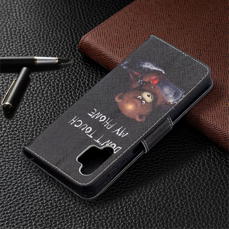 Leren Hoesje Samsung Galaxy A32 5G Gevaarlijke Beer