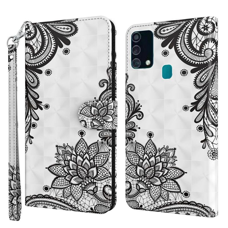 Leren Hoesje voor Samsung Galaxy A32 5G Chique Kant