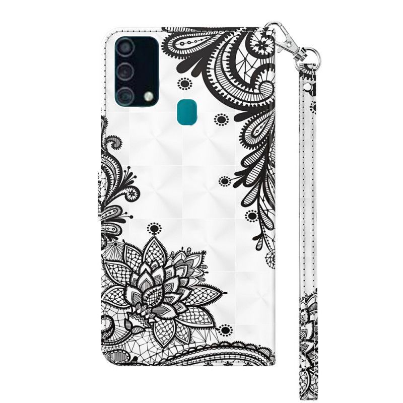 Leren Hoesje voor Samsung Galaxy A32 5G Chique Kant