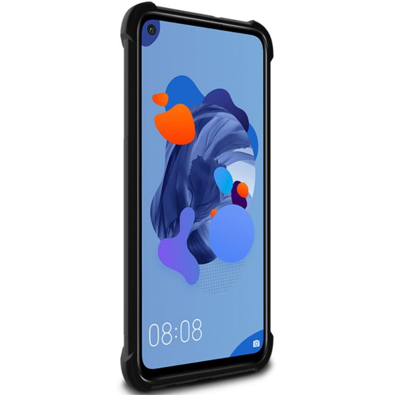 Cover Hoesje Huawei Mate 30 Lite Transparant Grijs Telefoonhoesje Imak Zijdeachtig