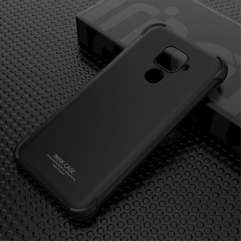 Cover Hoesje Huawei Mate 30 Lite Transparant Grijs Telefoonhoesje Imak Zijdeachtig