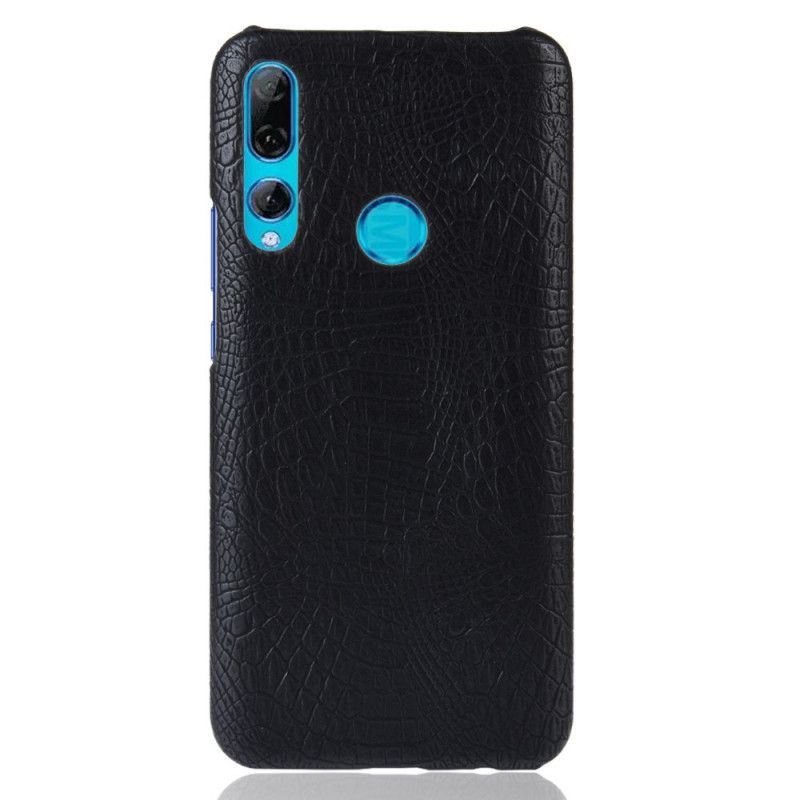 Cover Hoesje Honor 9X Cyaan Telefoonhoesje Krokodillenhuidstijl