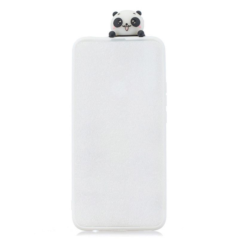 Cover Hoesje Honor 9X Wit Zwart Telefoonhoesje Geneviève De 3D Panda