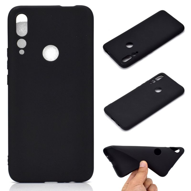 Hoesje Honor 9X Wit Zwart Mat Mat