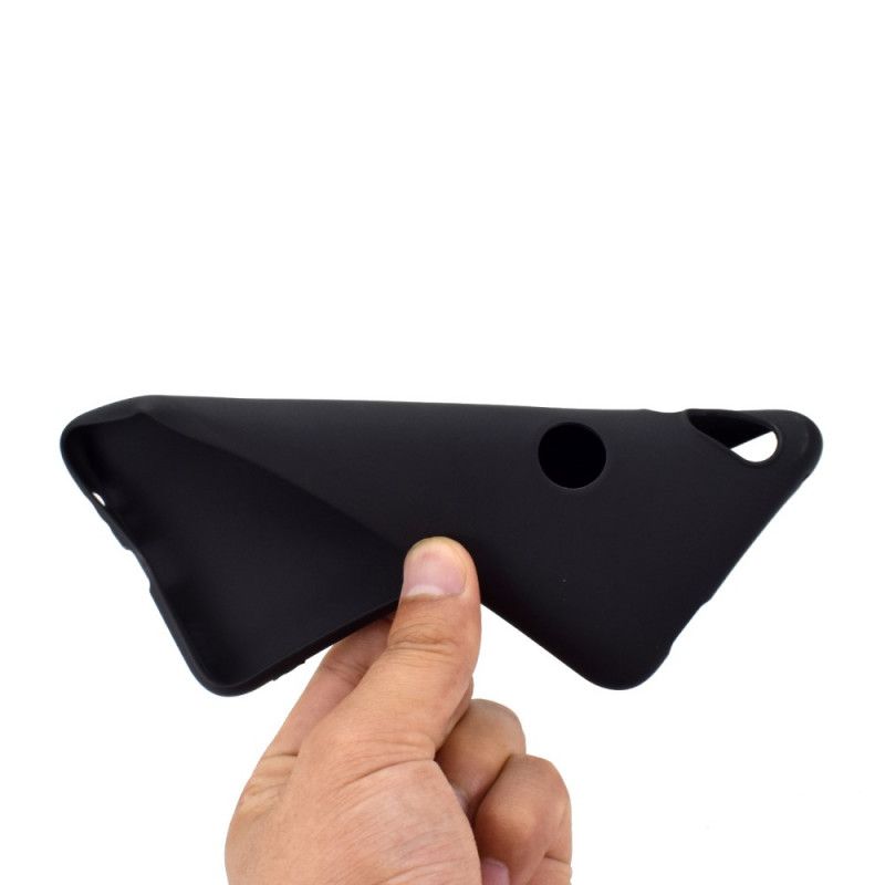 Hoesje Honor 9X Wit Zwart Mat Mat