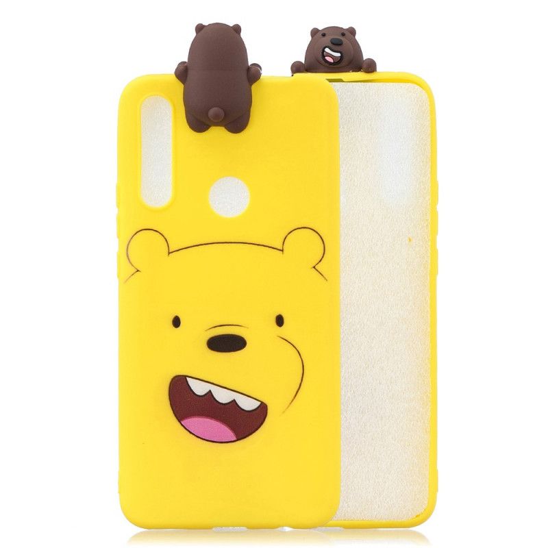 Hoesje voor Honor 9X Turkoois Geel Eric De Beer 3D