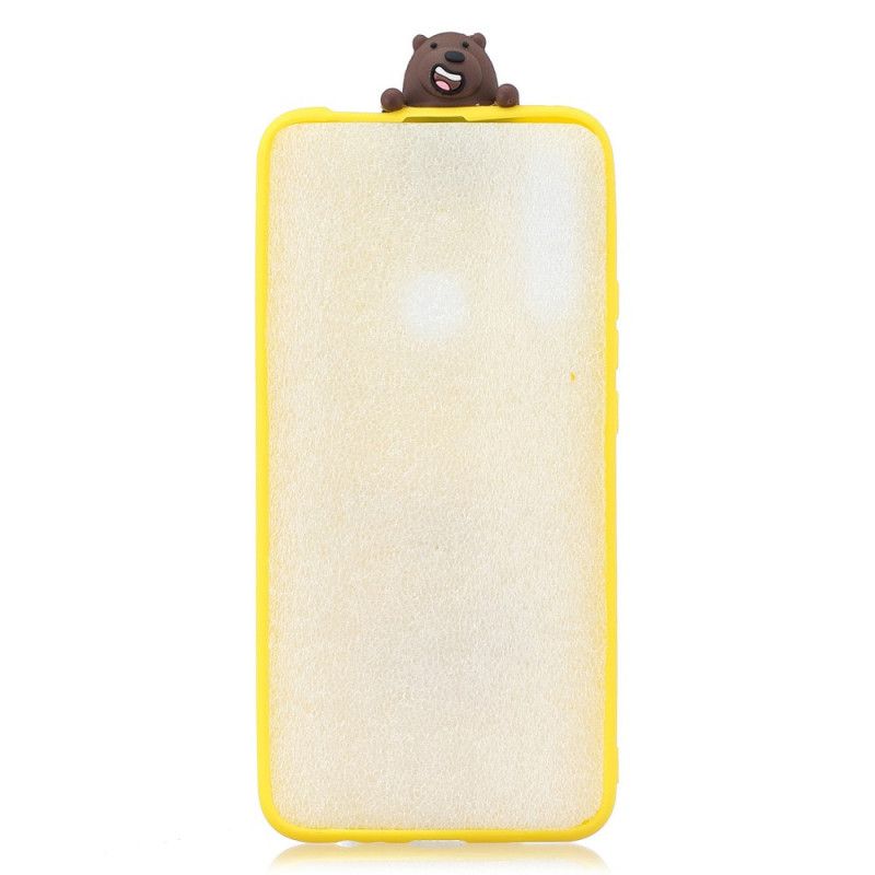 Hoesje voor Honor 9X Turkoois Geel Eric De Beer 3D
