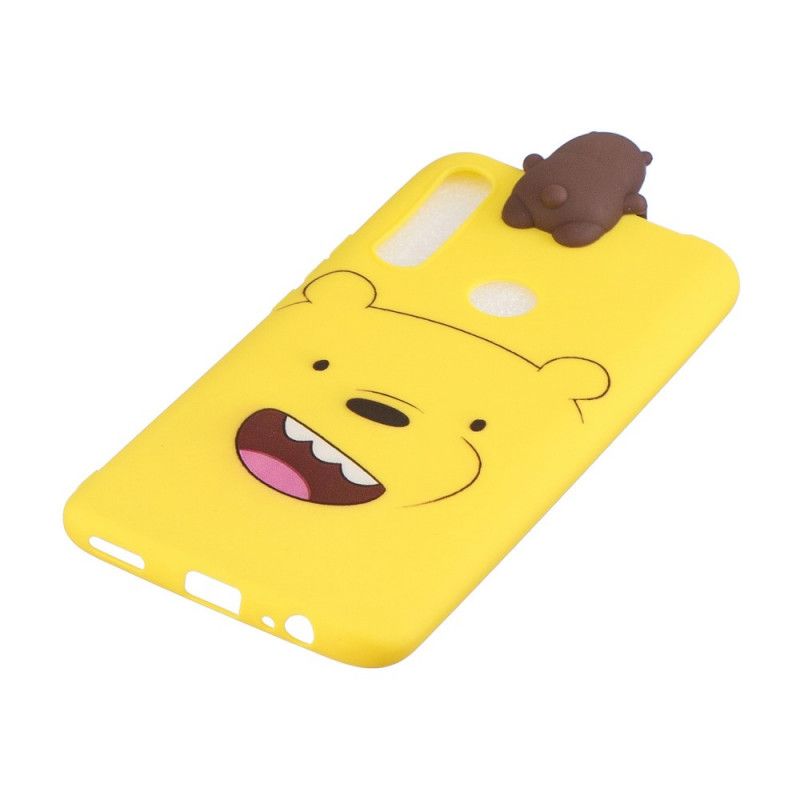 Hoesje voor Honor 9X Turkoois Geel Eric De Beer 3D