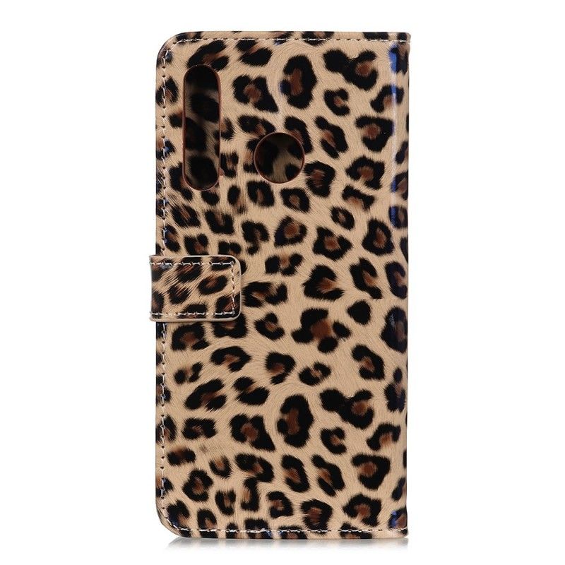 Leren Hoesje Honor 9X Luipaard
