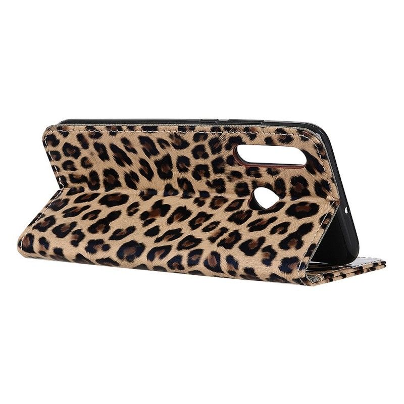 Leren Hoesje Honor 9X Luipaard