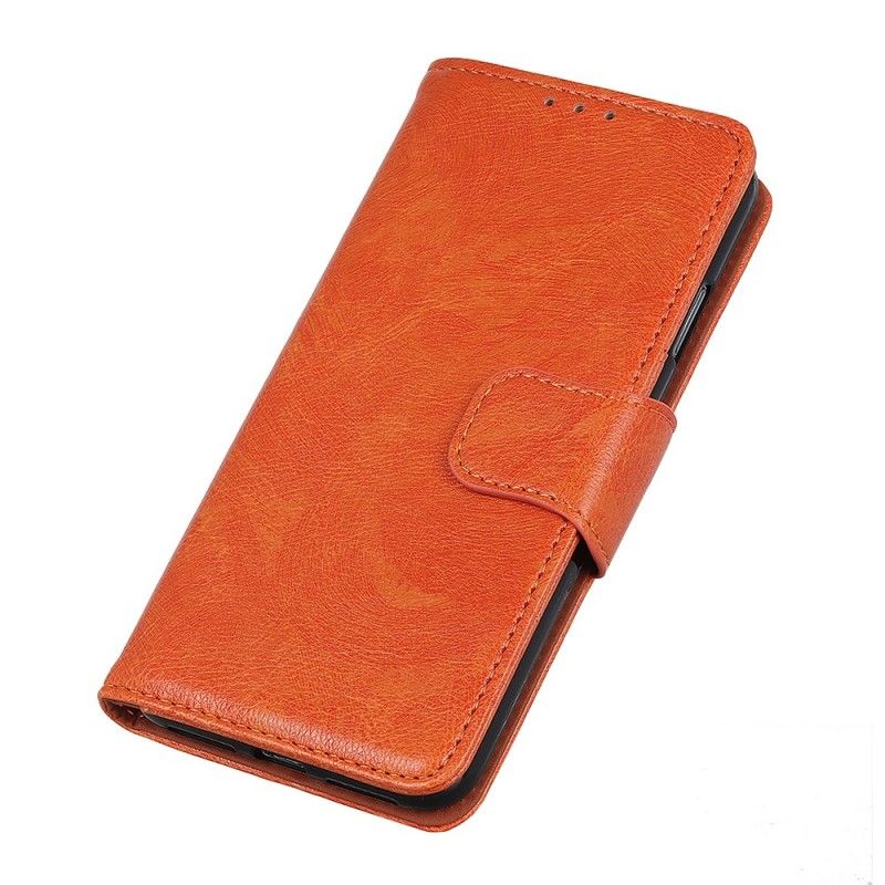 Leren Hoesje Honor 9X Rood Zwart Glanzend Leereffect