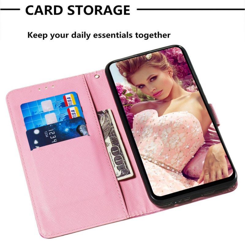 Leren Hoesje voor Honor 9X Aquarel Klaproos