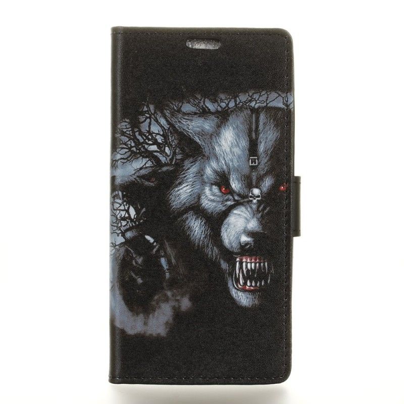 Leren Hoesje voor Honor 9X Weerwolf